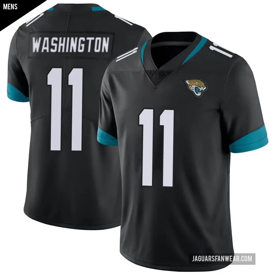 Men's Jacksonville Jaguars ＃11 Parker Washington Black Limited Vapor Untouchable Jersey
