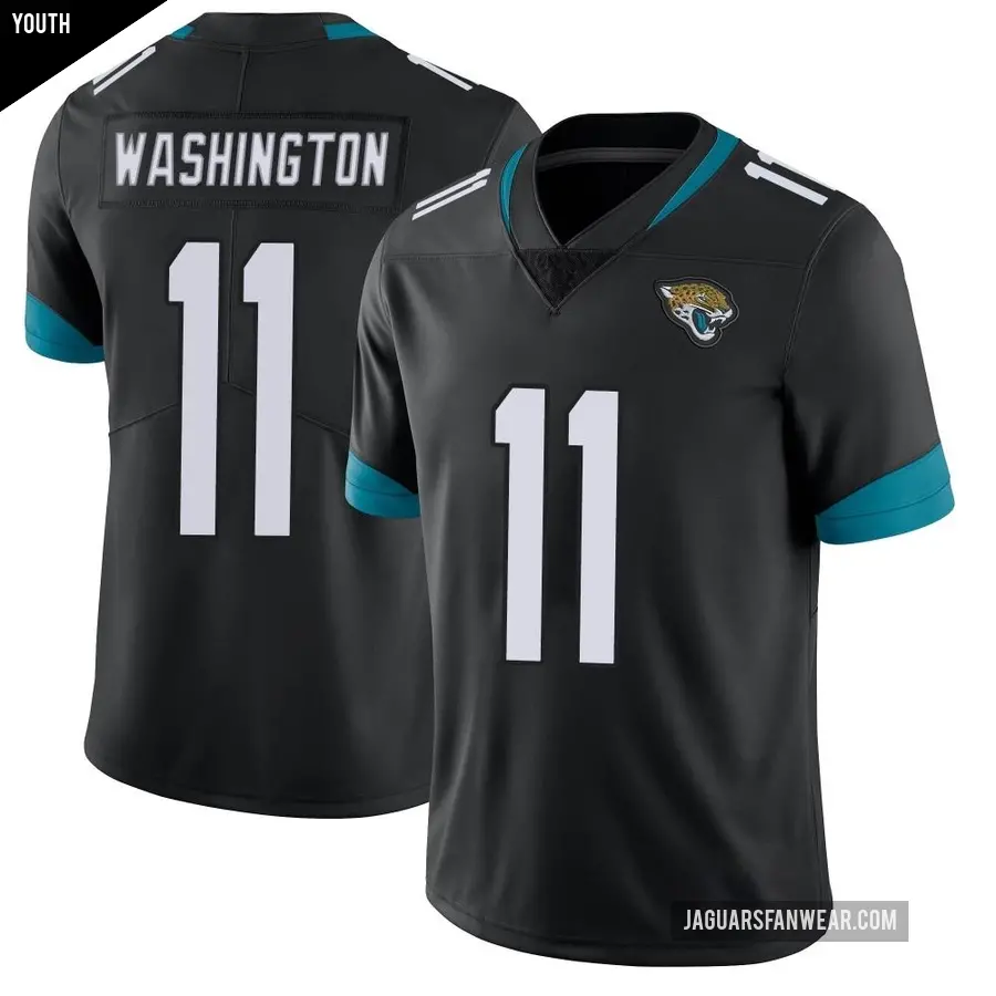 Youth Jacksonville Jaguars ＃11 Parker Washington Black Limited Vapor Untouchable Jersey